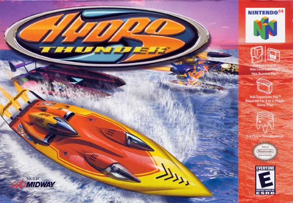 Hydro Thunder Nintendo 64 Front Cover