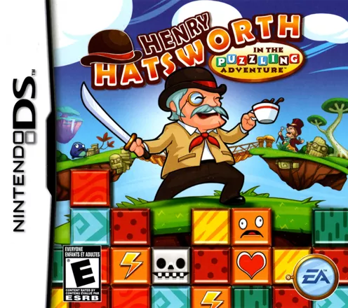 Henry Hatsworth in the Puzzling Adventure Nintendo DS Front Cover