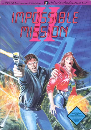 Impossible Mission II NES Front Cover