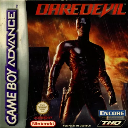 Daredevil Game Boy Advance Front Cover