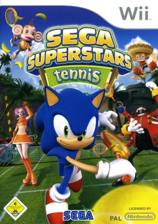 SEGA Superstars Tennis Wii Front Cover
