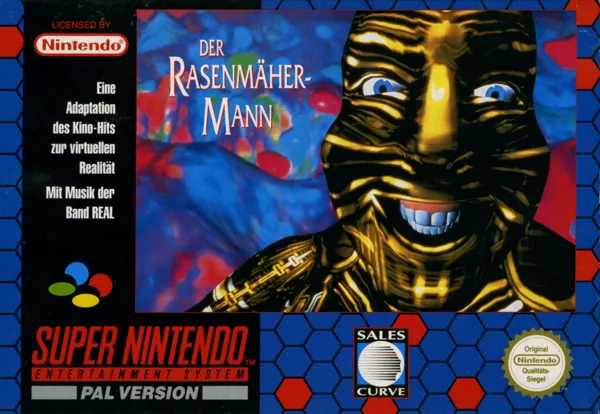 The Lawnmower Man SNES Front Cover