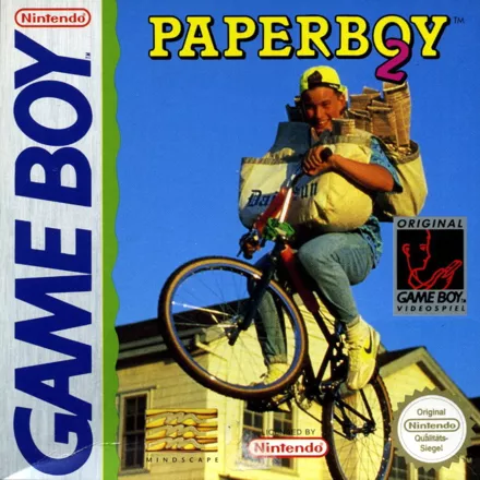 Paperboy 2 Game Boy Front Cover