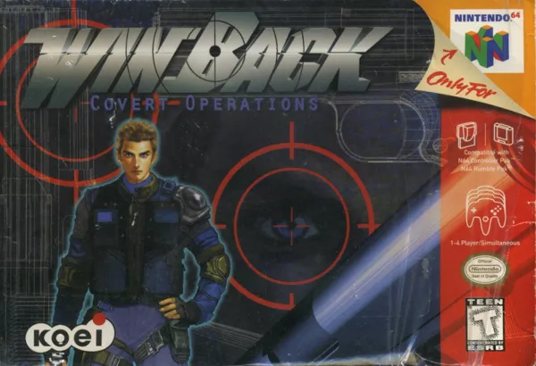 WinBack: Covert Operations Nintendo 64 Front Cover