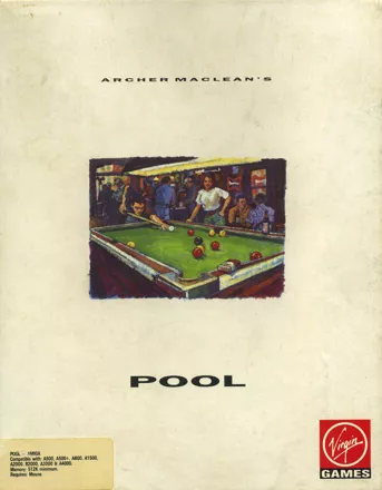 Archer Maclean&#x27;s Pool Amiga Front Cover