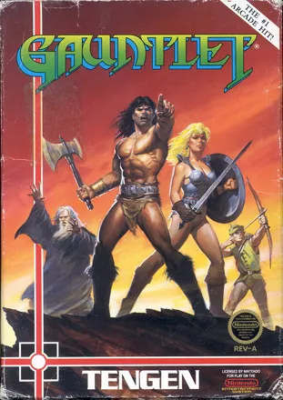 Gauntlet NES Front Cover