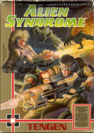Alien Syndrome NES Front Cover