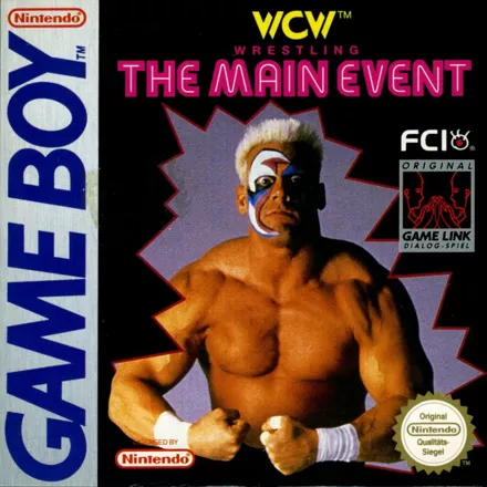 WCW Wrestling: The Main Event Game Boy Front Cover