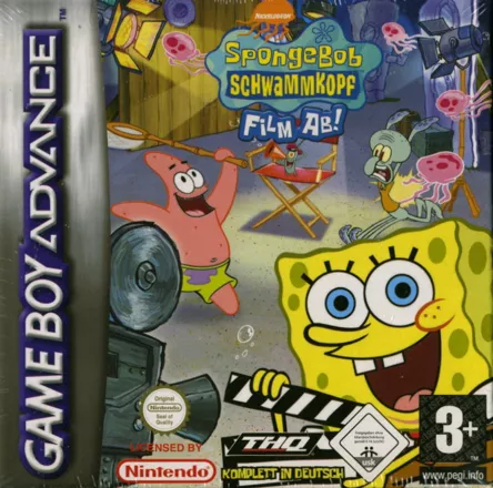 SpongeBob SquarePants: Lights, Camera, Pants! Game Boy Advance Front Cover