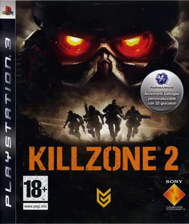 Killzone 2 PlayStation 3 Front Cover