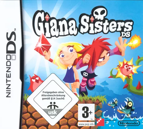 Giana Sisters DS Nintendo DS Front Cover