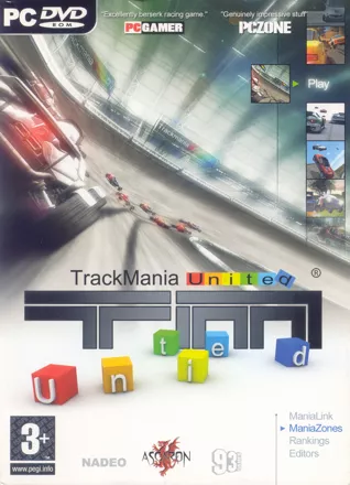 TrackMania United Windows Front Cover