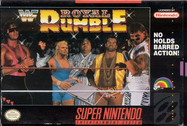 WWF Royal Rumble SNES Front Cover