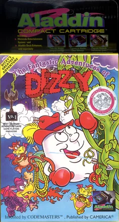 The Fantastic Adventures of Dizzy NES Front Cover