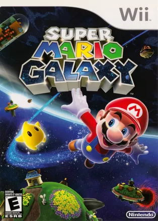 Super Mario Galaxy Wii Front Cover
