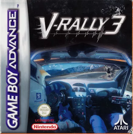 V-Rally 3 Game Boy Advance Front Cover