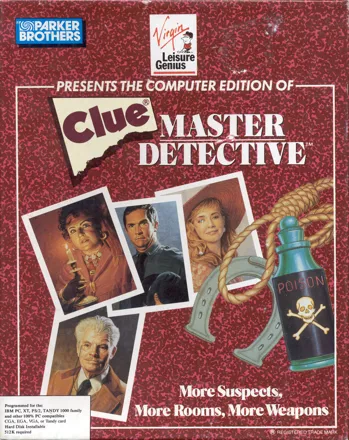Clue: Master Detective DOS Front Cover