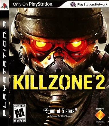 Killzone 2 PlayStation 3 Front Cover