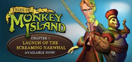 Tales of Monkey Island: Chapter 1 - Launch of the Screaming Narwhal Windows Front Cover