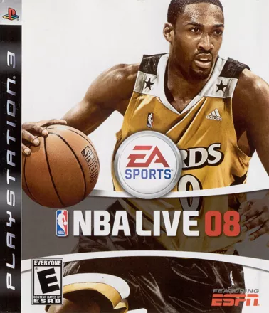 NBA Live 08 PlayStation 3 Front Cover