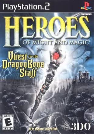 Heroes of Might and Magic: Quest for the DragonBone Staff PlayStation 2 Front Cover