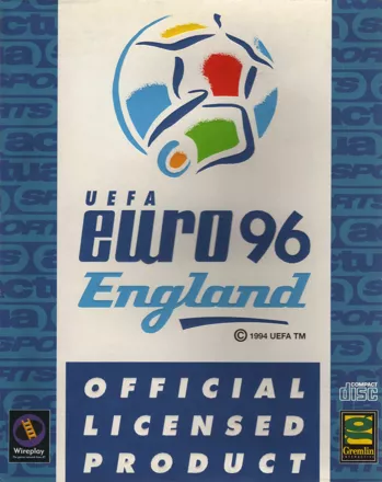 UEFA Euro 96 England DOS Front Cover