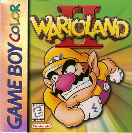 Wario Land II Game Boy Color Front Cover