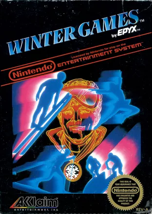 Winter Games NES Front Cover