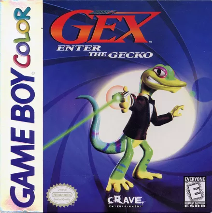 Gex: Enter the Gecko Game Boy Color Front Cover