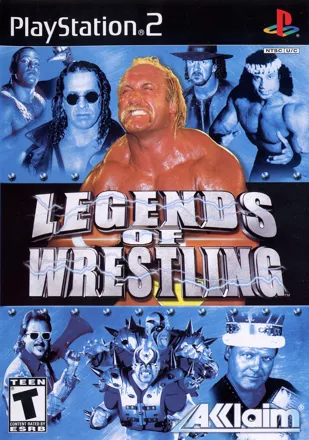 Legends of Wrestling PlayStation 2 Front Cover