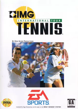 IMG International Tour Tennis Genesis Front Cover