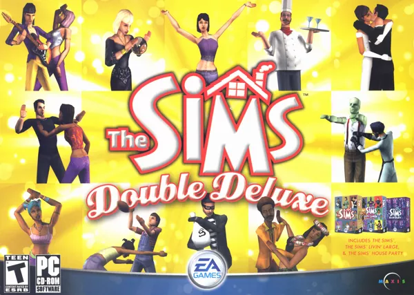 The Sims: Double Deluxe Windows Front Cover