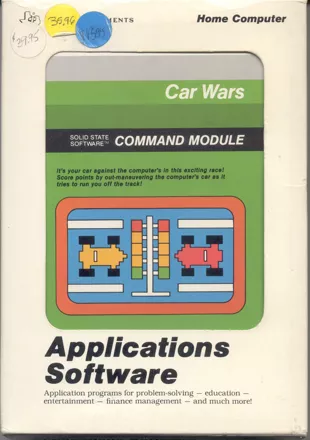 Car Wars TI-99/4A Front Cover