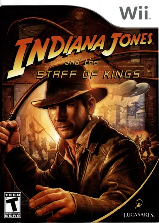 Indiana Jones and the Staff of Kings Wii Front Cover