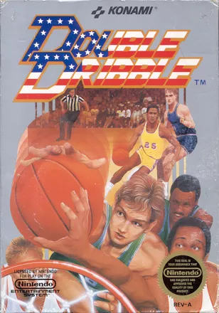 Double Dribble NES Front Cover