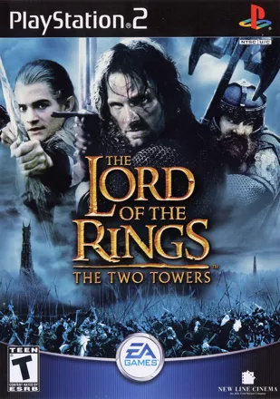 The Lord of the Rings: The Two Towers PlayStation 2 Front Cover