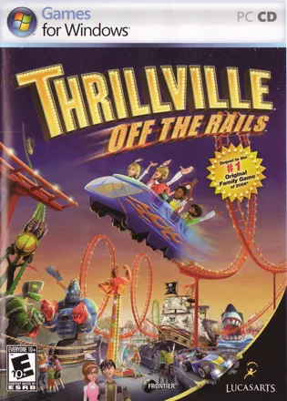Thrillville: Off the Rails Windows Front Cover