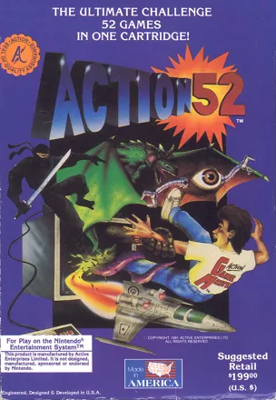 Action 52 NES Front Cover