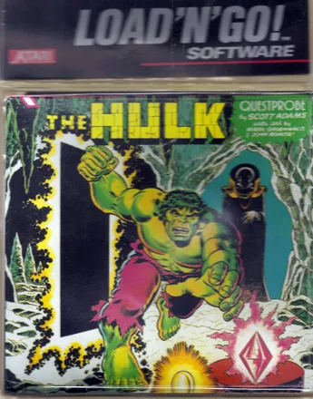 The Hulk Atari 8-bit Front Cover