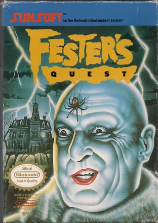 Fester&#x27;s Quest NES Front Cover