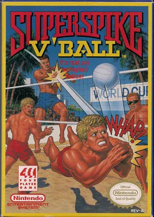 U.S. Championship V&#x27;Ball NES Front Cover