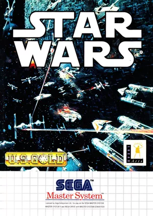 Star Wars SEGA Master System Front Cover