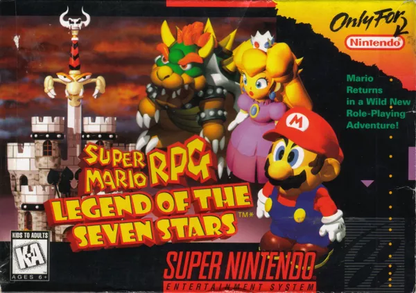 Super Mario RPG: Legend of the Seven Stars SNES Front Cover