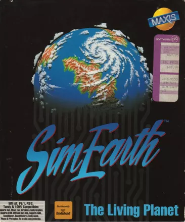 SimEarth: The Living Planet DOS Front Cover