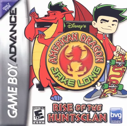 Disney&#x27;s American Dragon: Jake Long - Rise of the Huntsclan! Game Boy Advance Front Cover
