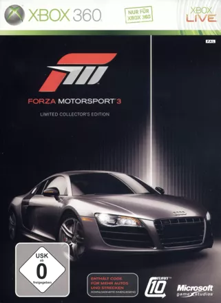 Forza Motorsport 3 (Limited Collector&#x27;s Edition) Xbox 360 Front Cover