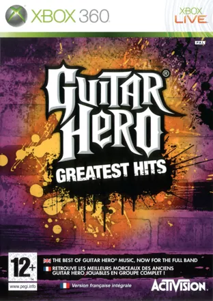 Guitar Hero Smash Hits Xbox 360 Front Cover