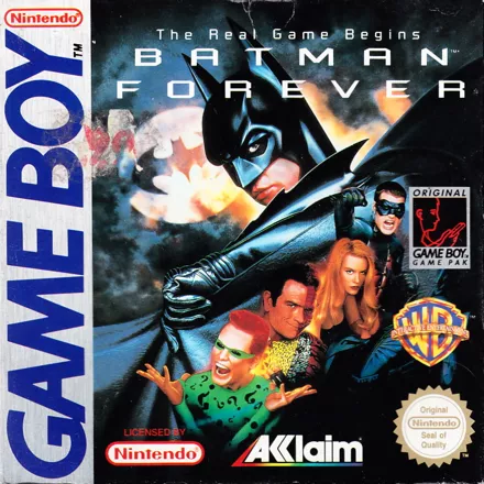 Batman Forever Game Boy Front Cover