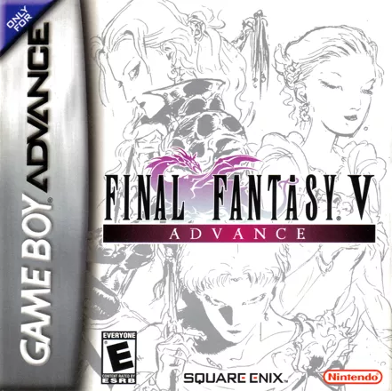 Final Fantasy V Advance Game Boy Advance Front Cover
