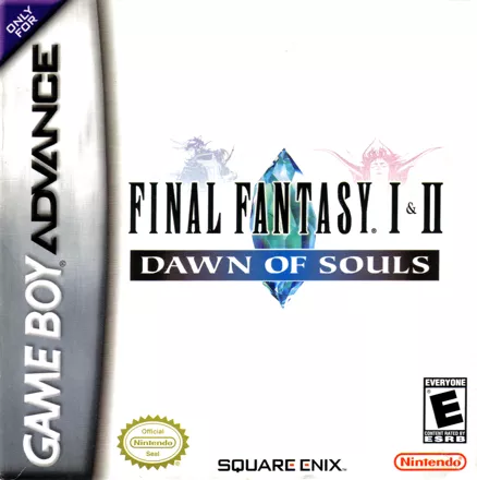 Final Fantasy I &#x26; II: Dawn of Souls Game Boy Advance Front Cover